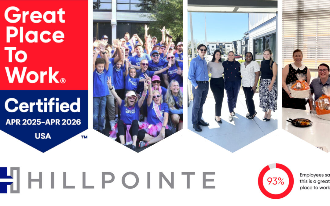 Hillpointe Earns 2025 Great Place To Work Certification™